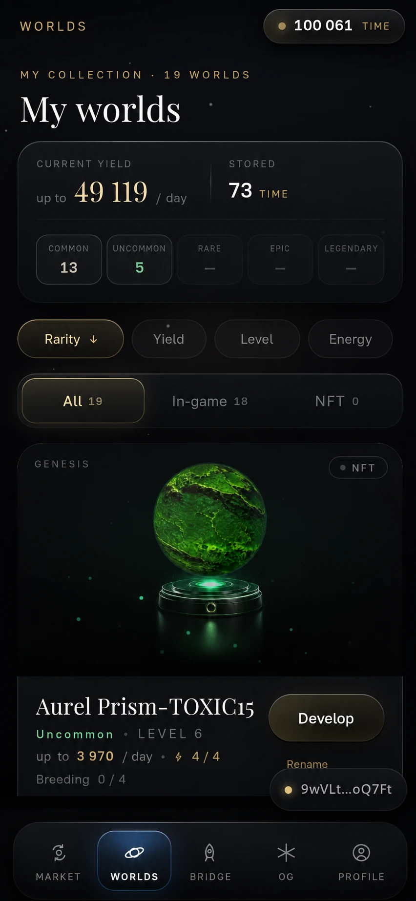Inside the game · Worlds